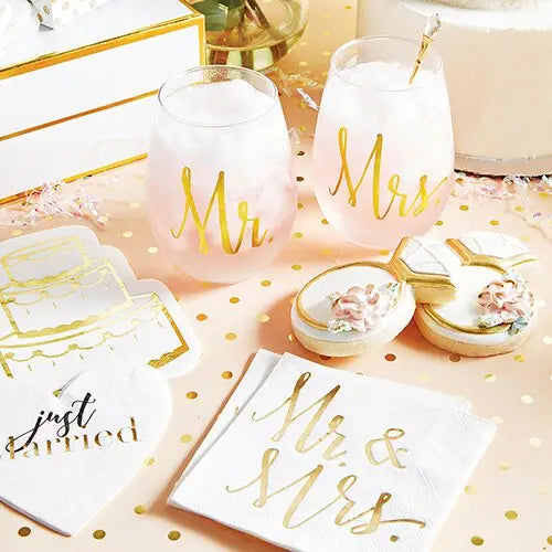Mr. + Mrs. Wine Set
