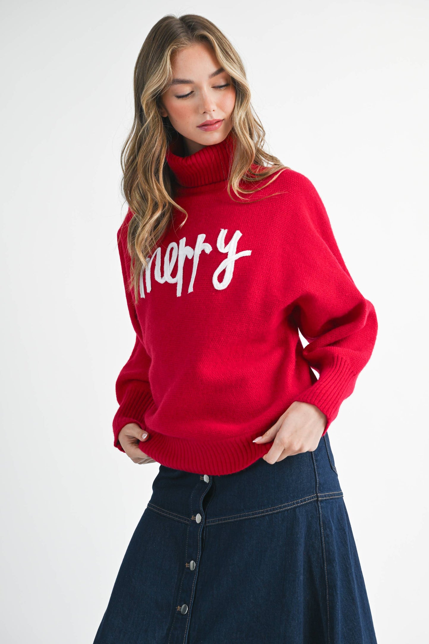 Merry Turtleneck Sweater