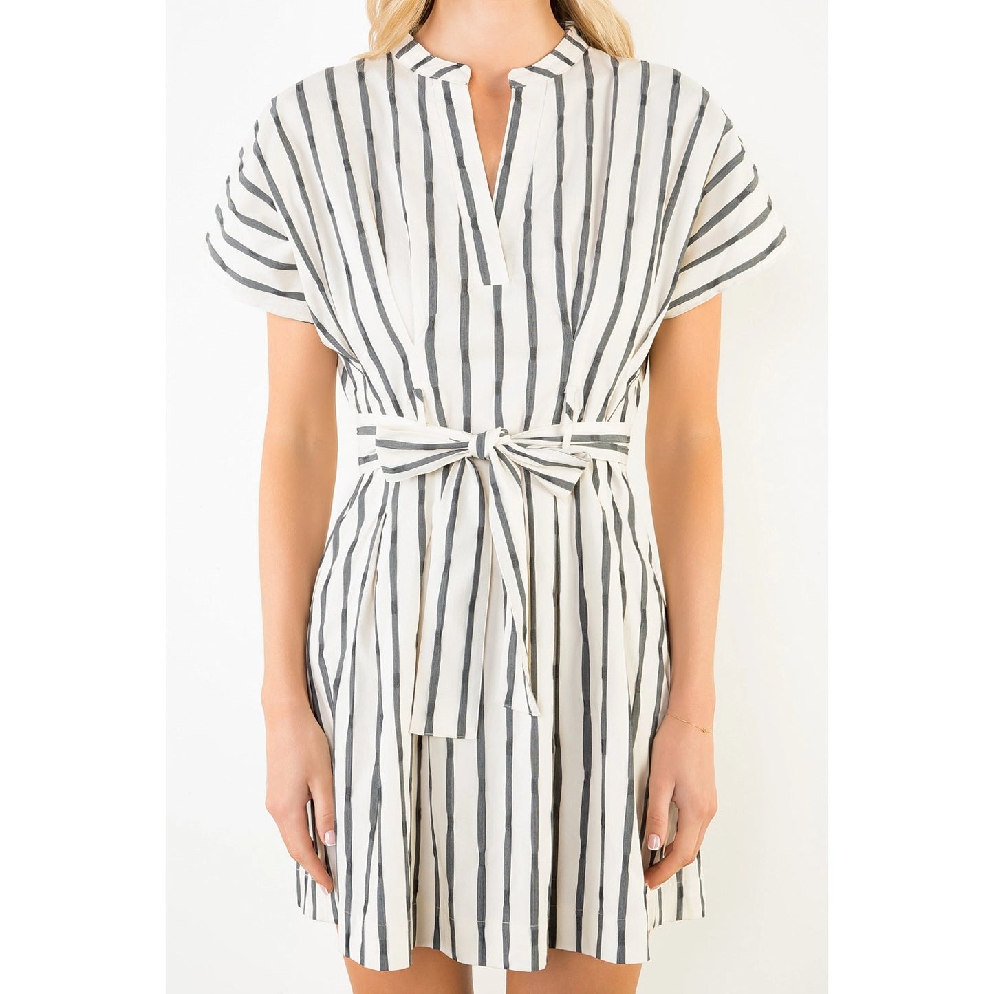 White and Black Dress