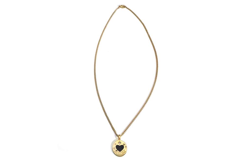 Love Enamel Black