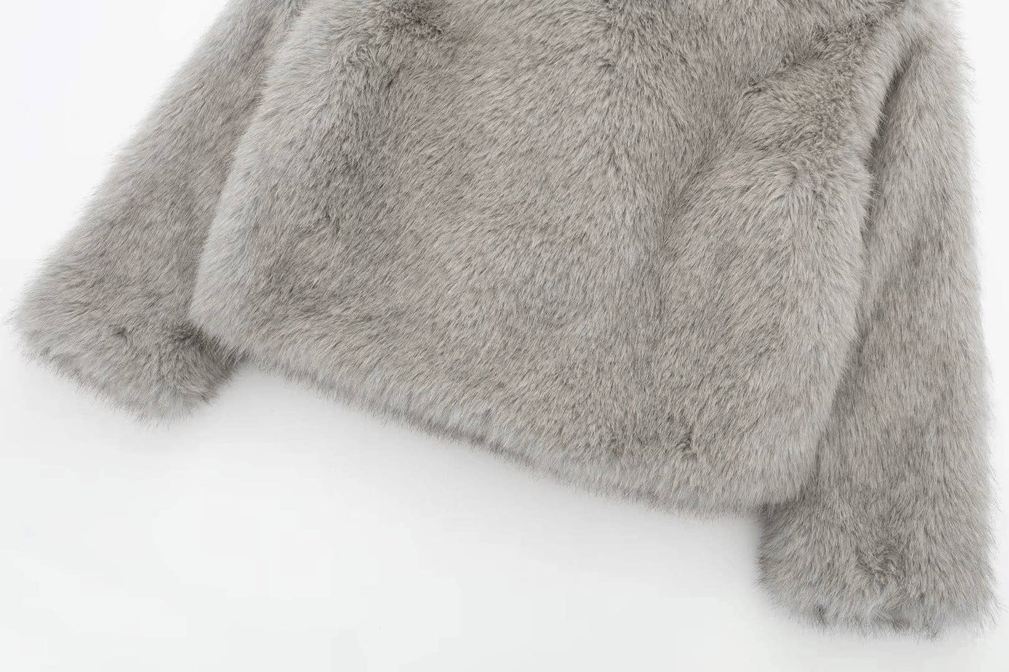 Faux fur coat