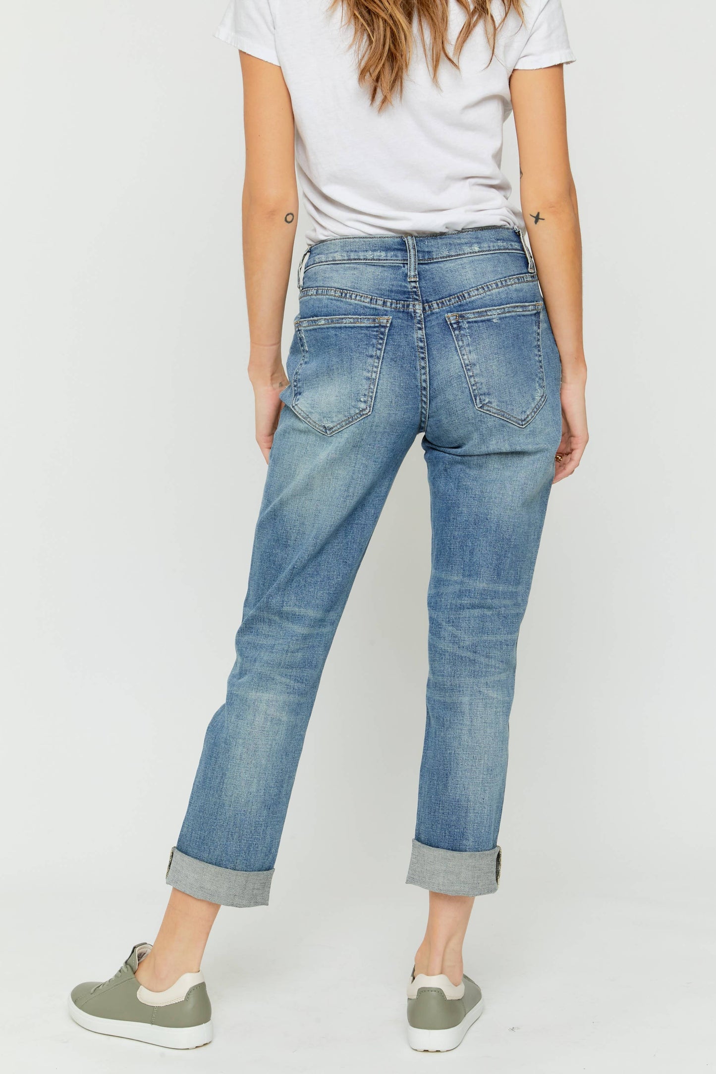 Crosby Mid Rise Relaxed Taper Jean