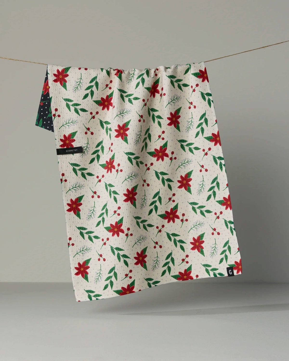 Winter Bloom Luxe Kitchen Towel