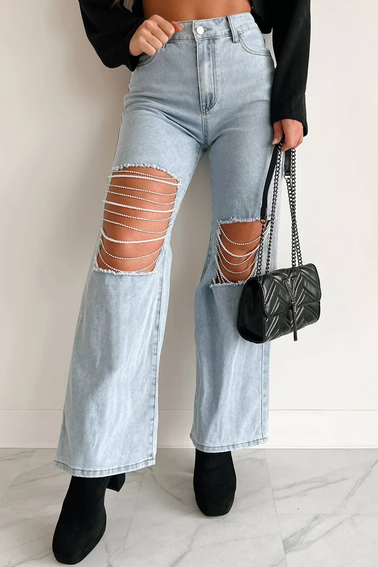 Rhinestone jeans