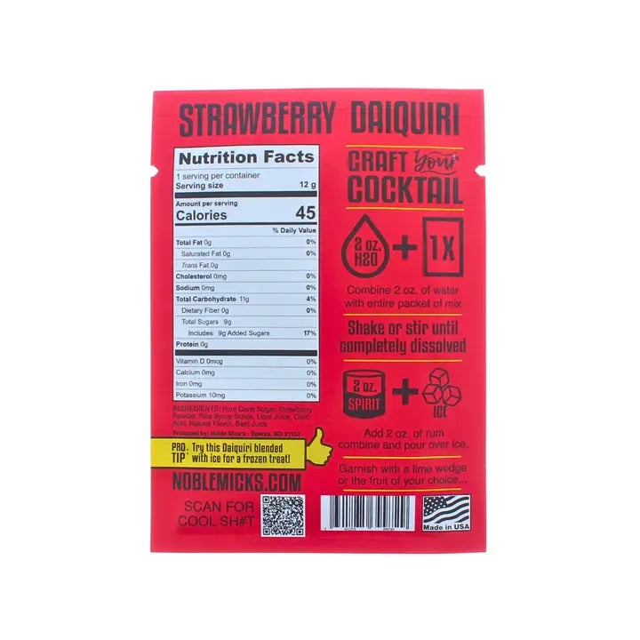 Single Serve Craft Cocktail
