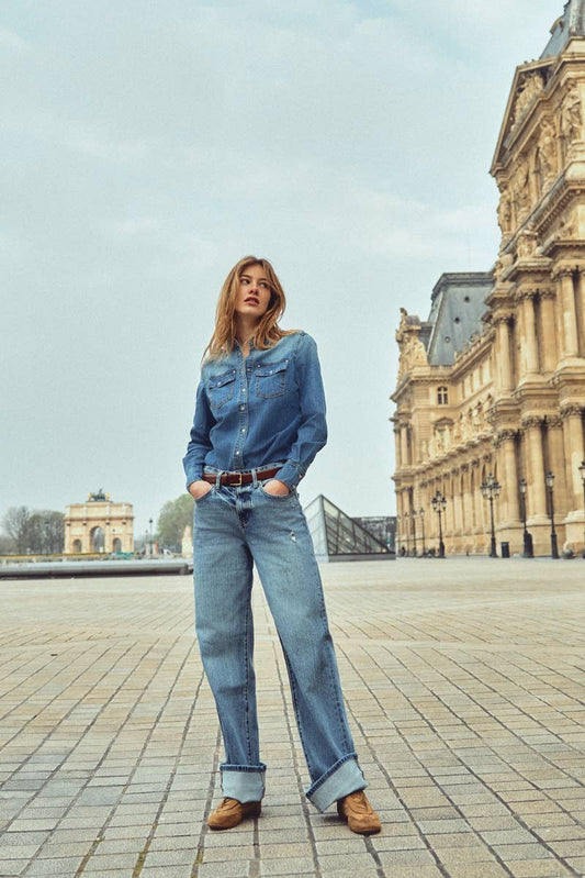 OPEN PACK WIDE LEG JEANS