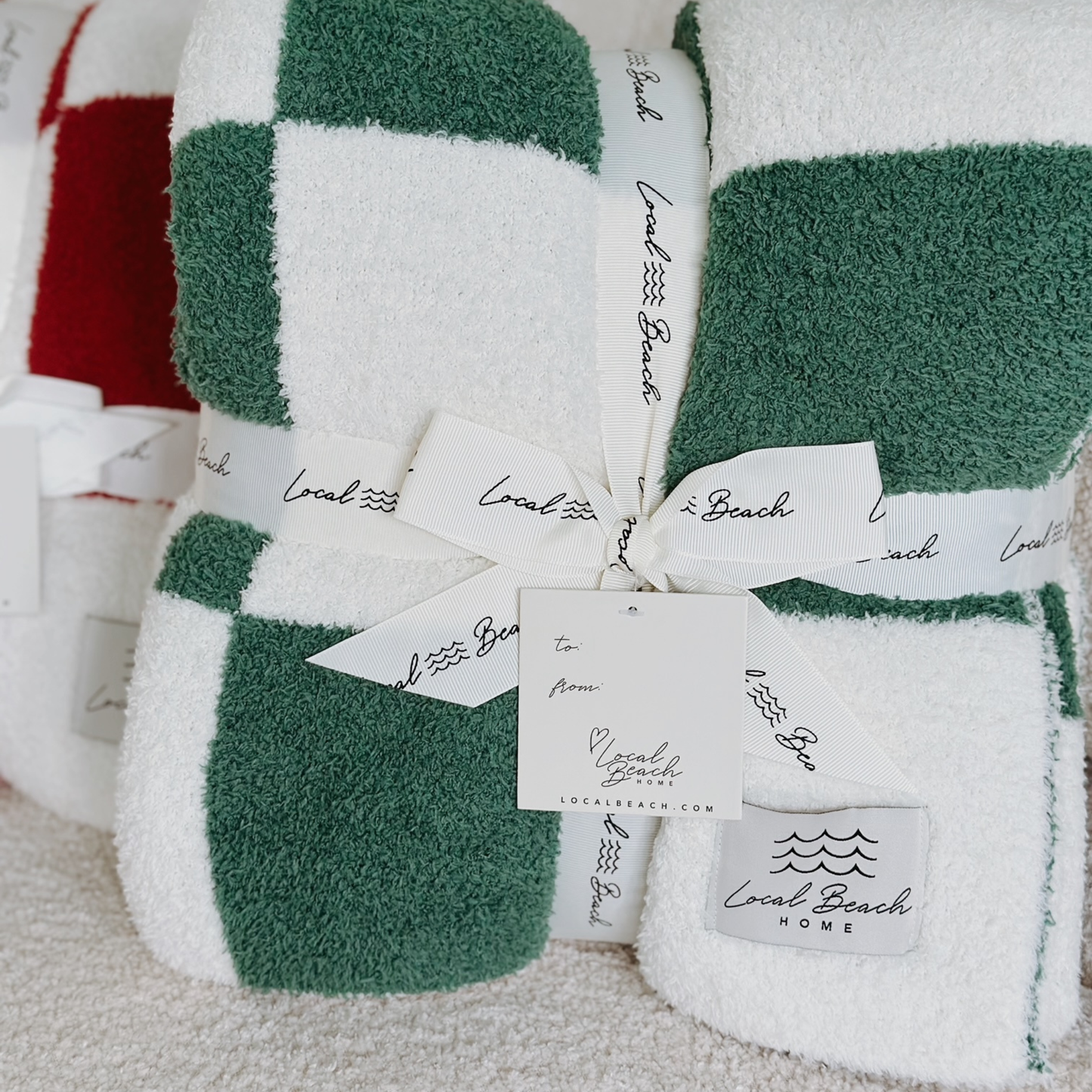 Holiday Checkered Blankets