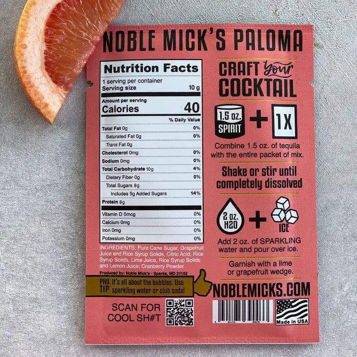 Single Serve Craft Cocktail