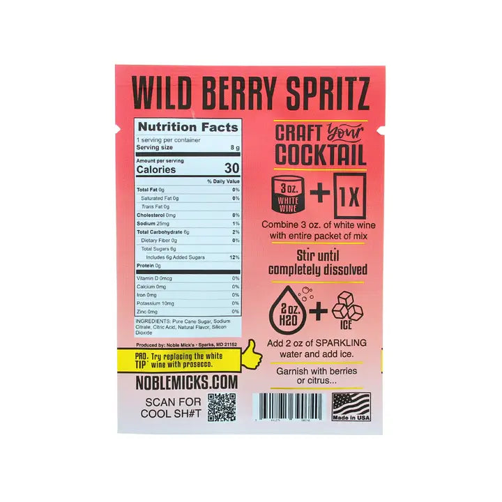 Single Serve Craft Cocktail