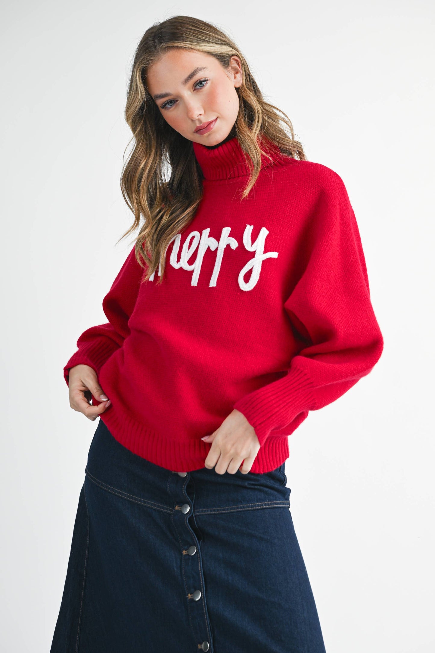 Merry Turtleneck Sweater