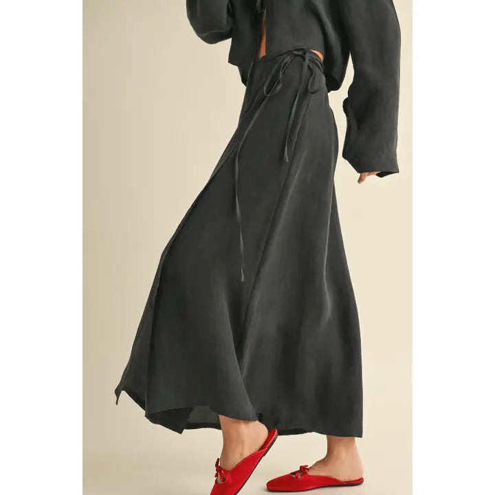 Long Wrap Skirt
