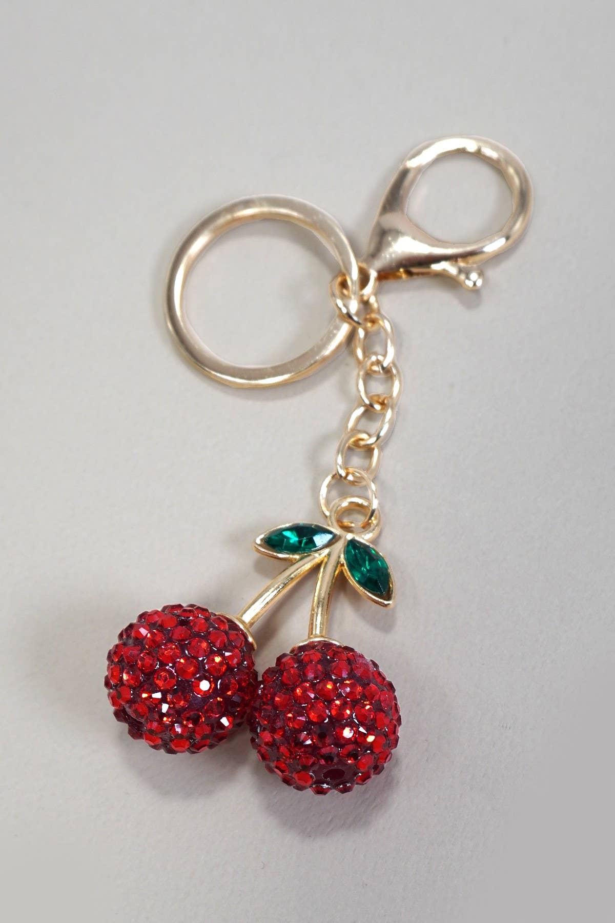 CHERRY KEYCHAIN BAG CHARM