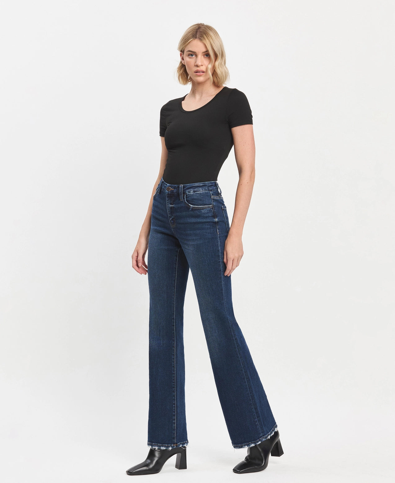 High Rise Relaxed Flare