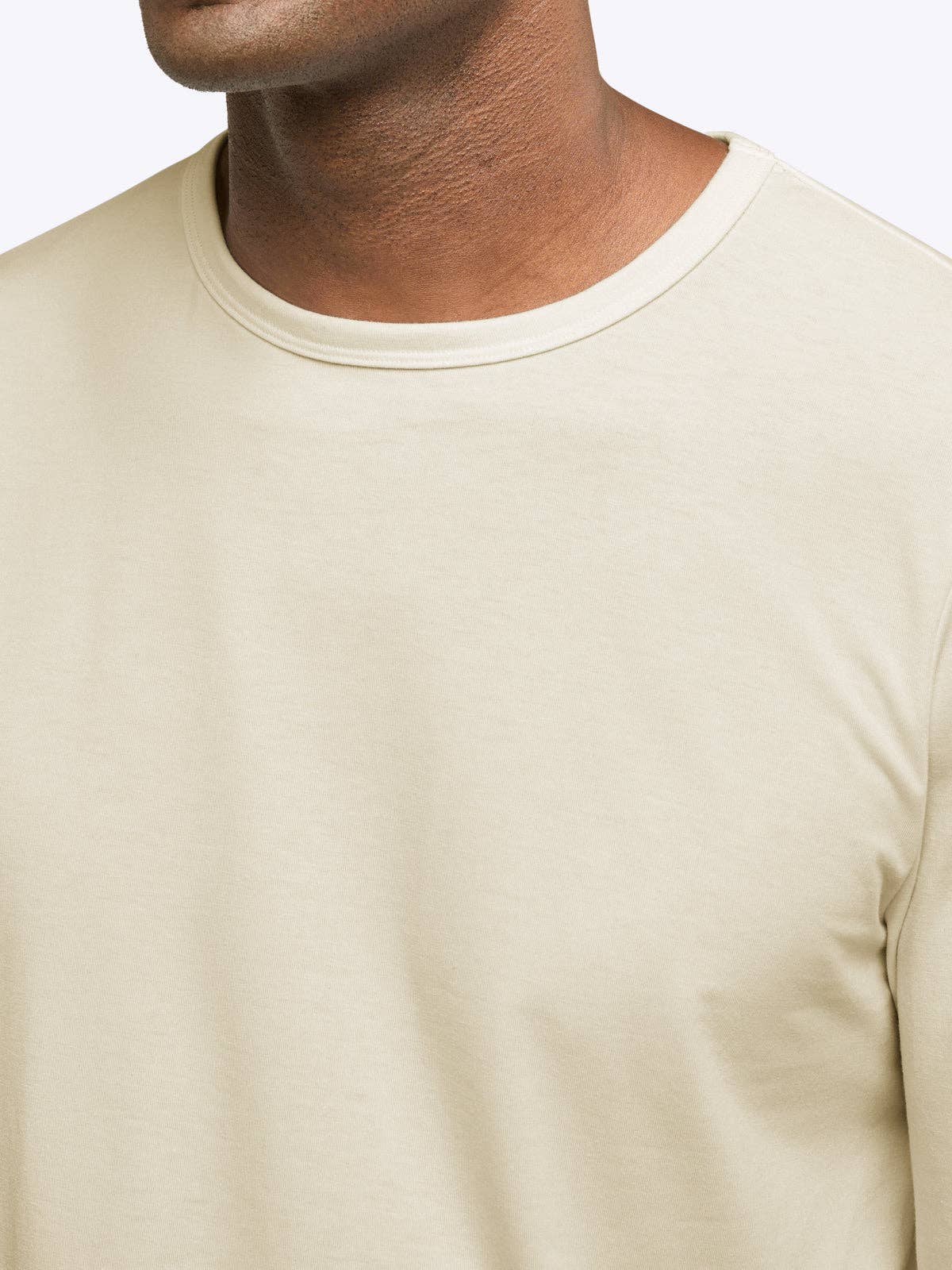 AO Forever Long Sleeve Tee | Ivory Classic-Fit PYCA Pro®