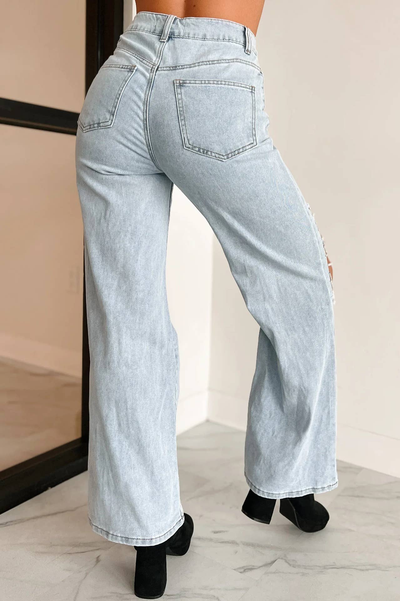 Rhinestone jeans