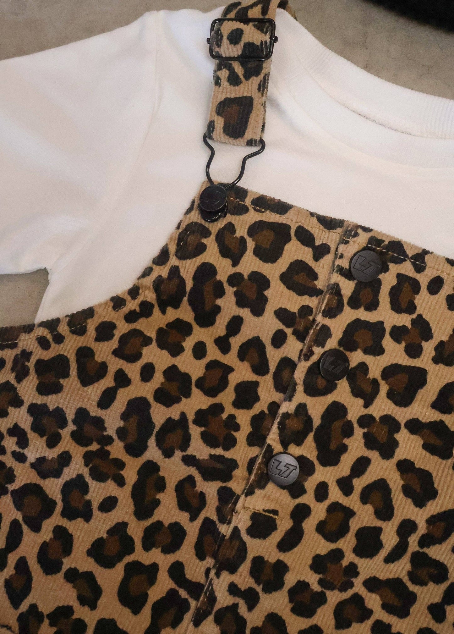 Little Leopard Corduroy Dress