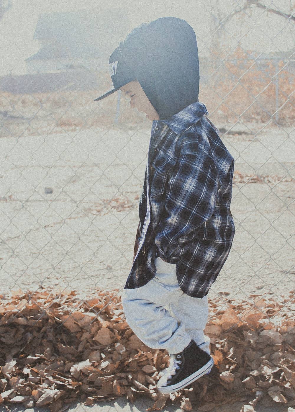 Two-Tone Flannel Navy/Brown