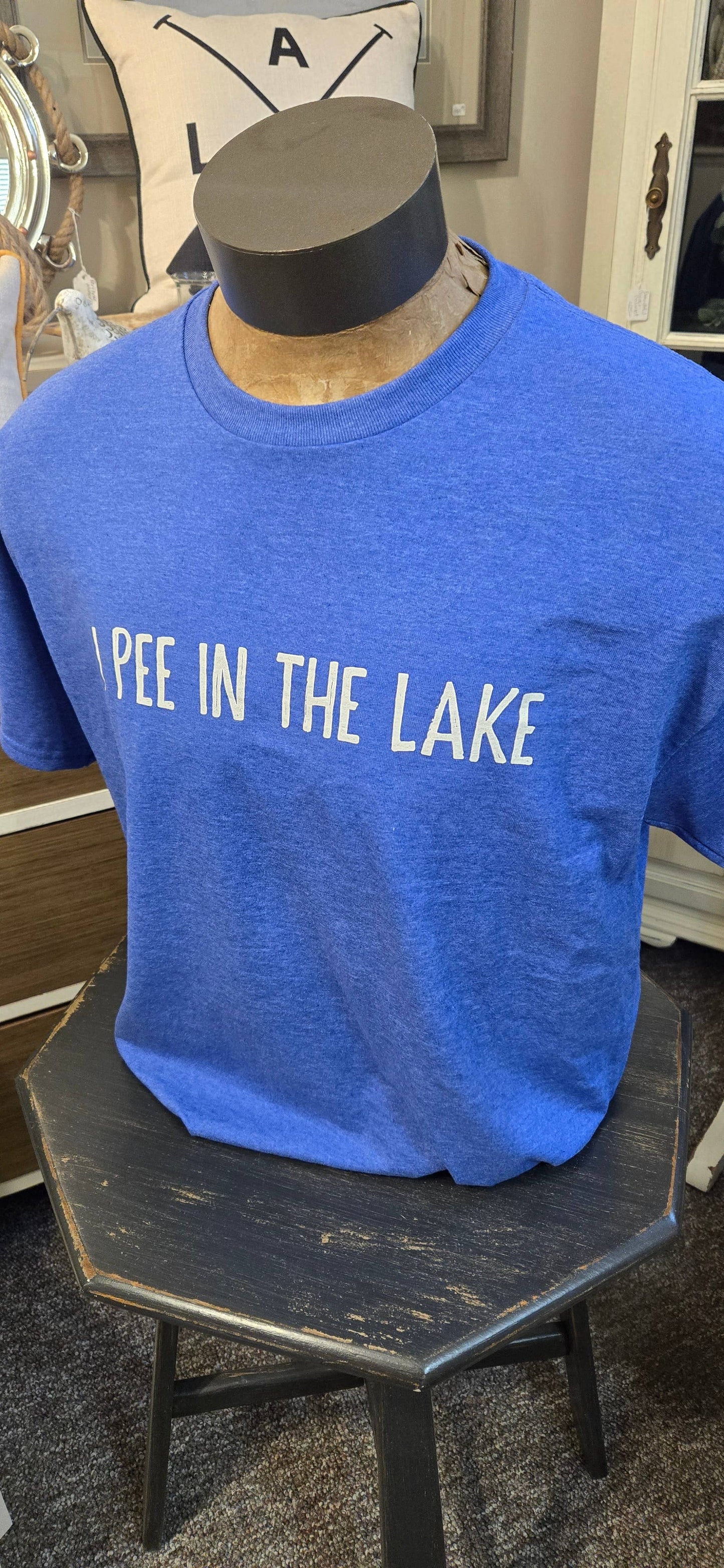 I Pee In The Lake - Heather Sport Royal