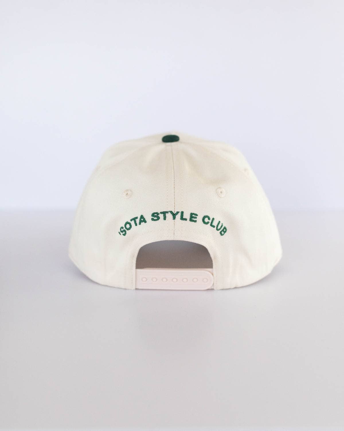 Yeah No Yeah Hat - Dark Green & Cream