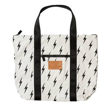 Lightning Bolt Water Resistant Tyvek Shoulder Tote