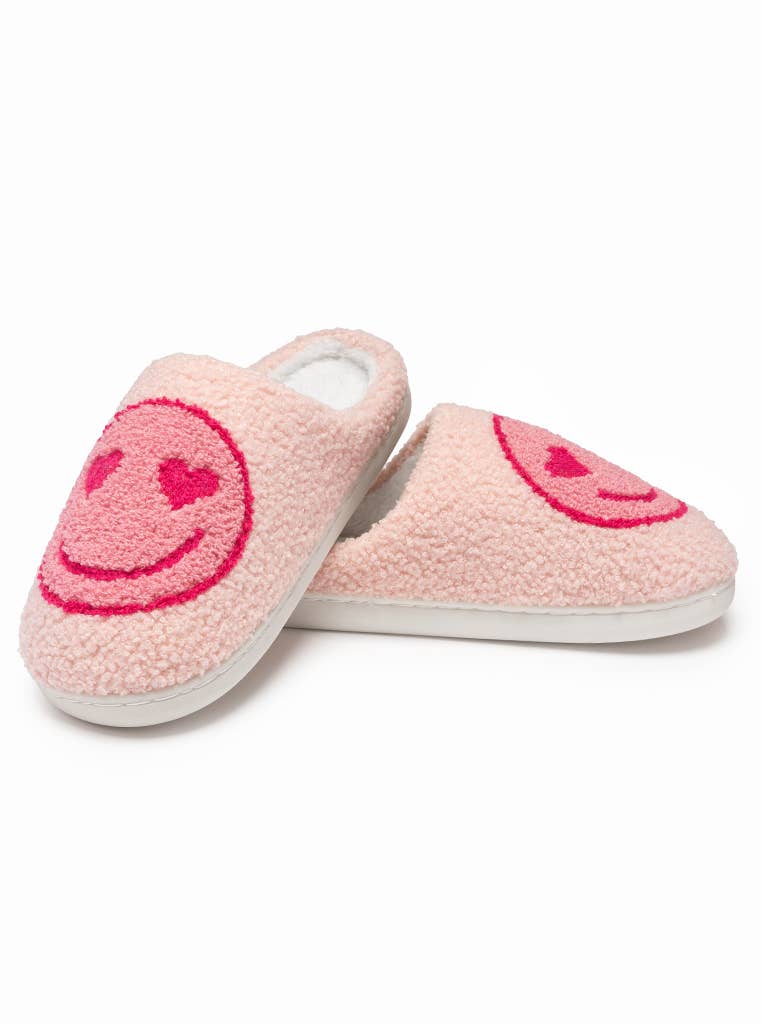 Heart Eyes Happy Faces - Pink