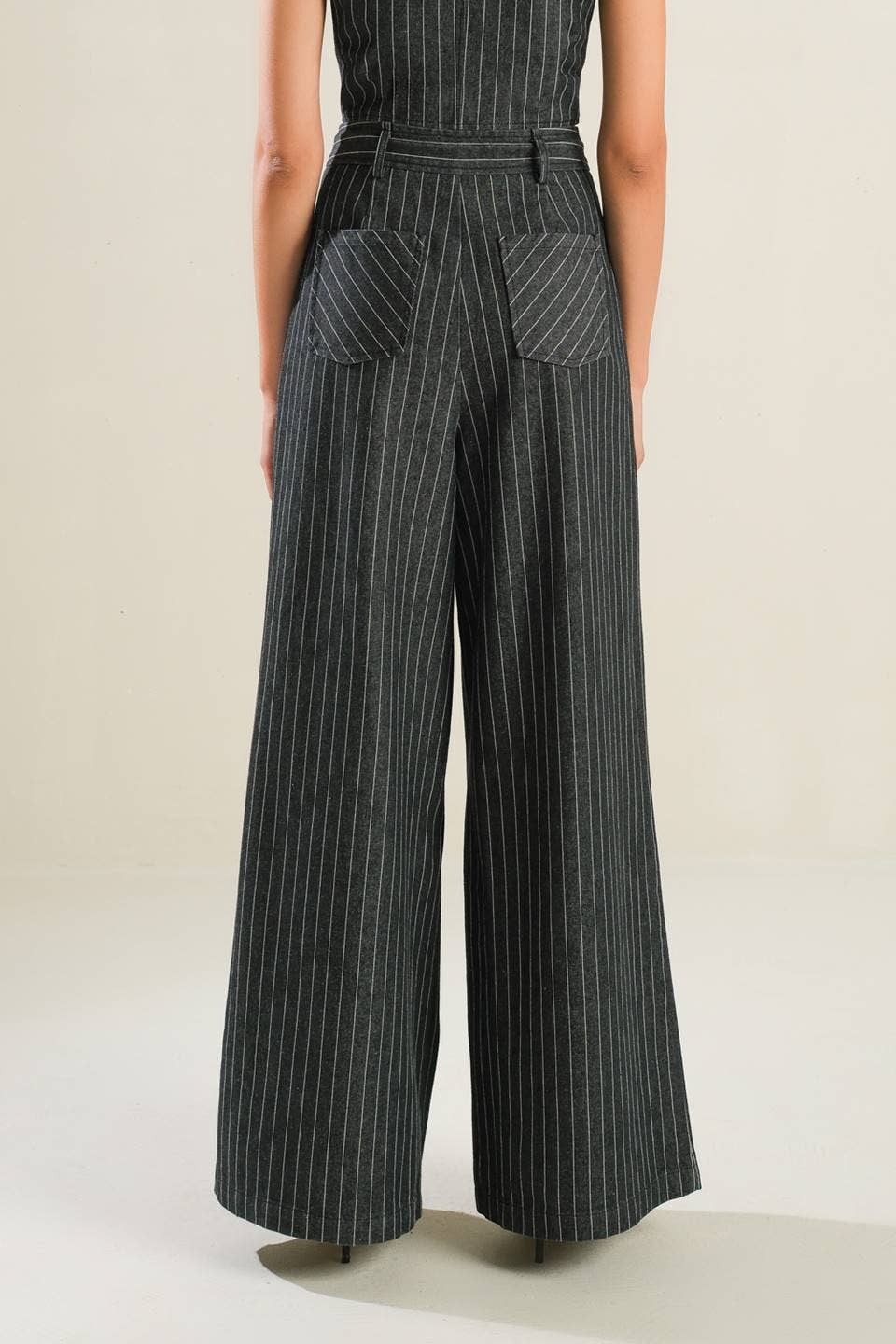 Mona Striped Denim Pant