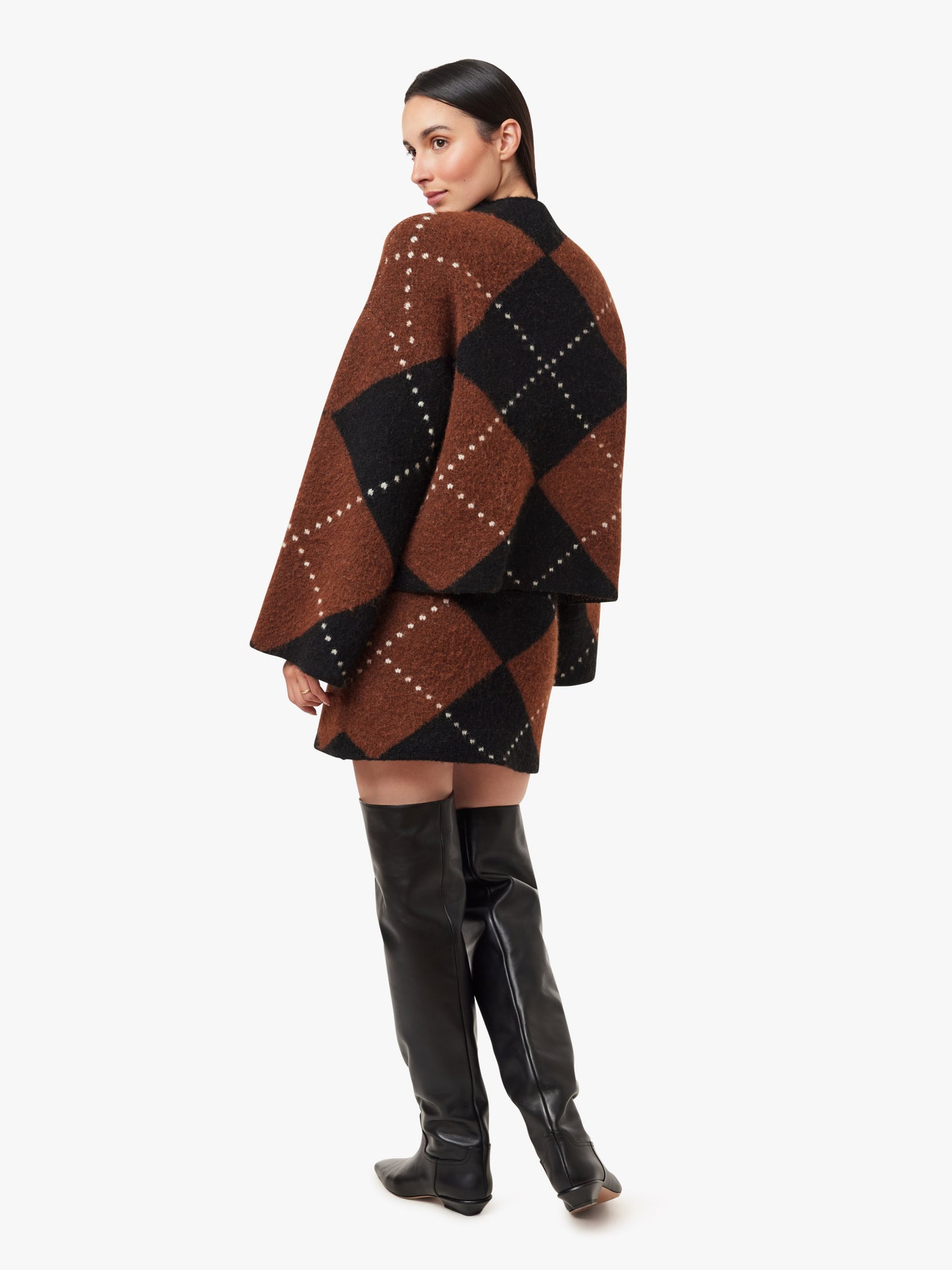 Argyle Mini Skirt